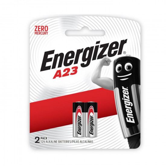 ENERGIZER 12V ALKALINE BATTERY 2 PACK: A23 (MOQ 20) ENERGIZER 12V ALKALINE BATTERY 2 PACK: A23 (MOQ 20)