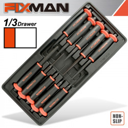 FIXMAN 10-PC PUNCHES PIN 2-3-4-5 PUNCH 2-3-4-5-6 CENTER PUNCH 8MM