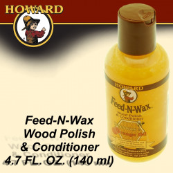 HOWARD FEED-N-WAX WOOD POLISH & CONDITIONER 139 ML