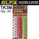 MAGNETIC TOUCH KNIFE IN COOKIE JAR (24PC) WHITE/GREEN/PINK MAGNETIC TOUCH KNIFE IN COOKIE JAR (24PC) WHITE/GREEN/PINK