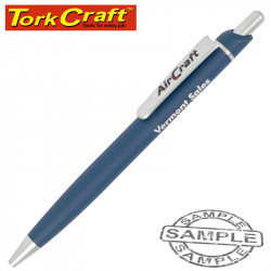 AIRCRAFT BALLPOINT PEN BLUE AND WHITE