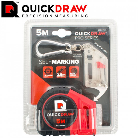 QUICKDRAW 5M TAPE MEASURE SELF MARKING QUICKDRAW 5M TAPE MEASURE SELF MARKING