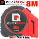 QUICKDRAW 8M TAPE MEASURE SELF MARKING QUICKDRAW 8M TAPE MEASURE SELF MARKING
