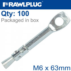CEILING FIXNING M6X63MM WIRE HANGER FOR SUSPENDED CEILING X100-BOX