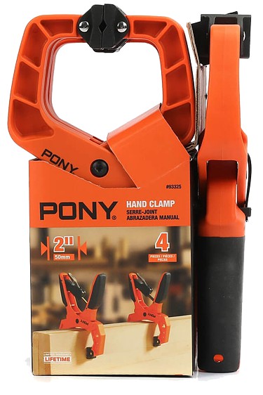 Pony Hand clamp 4 piece set [#93325]